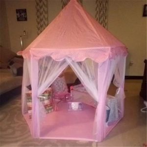 Other Children Furniture Outdoor Indoor Portable Folding Princess Castle Tent Children's Beds colored star lamp W104104612