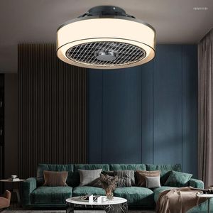 Smart Electric Lampa wentylatorów sufitowych z lekkimi światłami LED Control Małe 220 V dla domowej sypialni Nowoczesne oświetlenie żyrandola