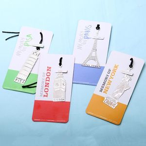 Bookmark PC Arrival London Eiffel Tower Modeling Bookmarks For Book Creative Gift Office Learn Essential SuppliesBookmark