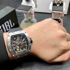 豪華なメンズメカニクスウォッチwristwatchビジネスレジャーRM030自動メカニカルファインスチールテープトレンドメンズIbdu