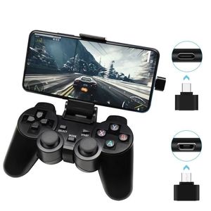 Kontrolery gier joysticks bezprzewodowy pad na Android telefon PC TV Box Joystick 2 4G USB Joypad PC Controller Smart Phone 221013