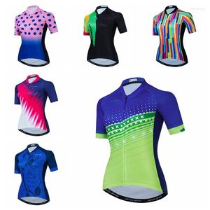 Giacche da corsa Abbigliamento da ciclismo da donna Summer Ladies Mountain Bike Sport Traspirante e rapido