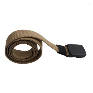 Waist Support Military Tactical Nylon Waistband Sport Belt With Plastic Buckle Outdoor Army Fan Adjustable Hook & Loop