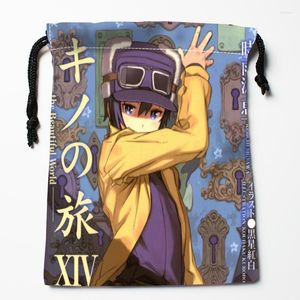 収納バッグkino no tabi drawstringカスタムプリント受信バッグ圧縮タイプサイズ18x22cm 0918