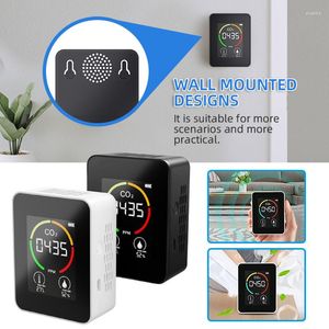 Detector de qualidade do ar portátil Monitor de dióxido de carbono digital multifuncional para o quarto de CO2 Analisador de gás de CO2 aprovado