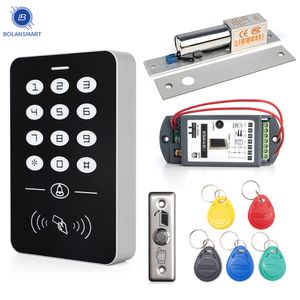 A1 RFID Access Control System Porta Conjunto de portas Eletric Magnetic Card Tecla da guia Mini cartão Card Switch de saída de fornecedor de alimentação