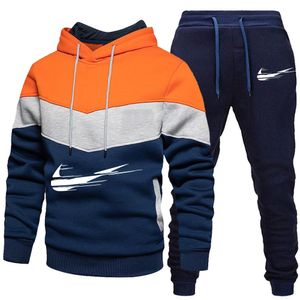 Abbigliamento sportivo da basket Completo da uomo Tute firmate Completo da marea Lettere Stampa High Street Felpe con cappuccio e pantaloni sportivi larghi Set Casual Maglione da uomo Donna