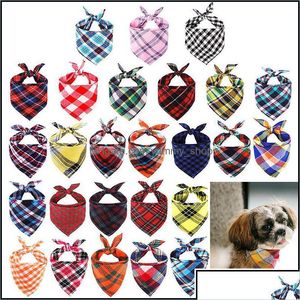 Dog Apparel Dog Apparel Supplies Pet Home Garden Bandanas Scarf Kerchief Bibs Washable Girl Boy Cotton Outdoor Fall Accessories For Ot19H