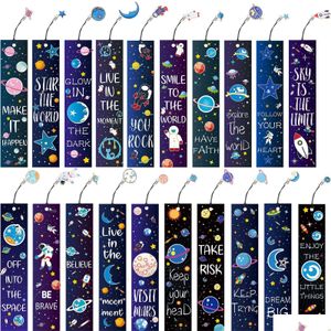 Bookmark Bookmark L Space Theme Bookmarks Set Inspirational Quotes With Metal Charms Encouraging School Prize For Students Kids Adts Otdgp