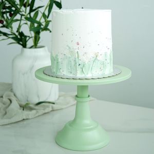 Bakeware Tools Diameter25cm Green Cake Stand Wedding Table Decorating Dessert Candy Bar Cosmetic Storage Rack For Home Decoration DGJ048