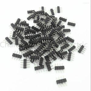 Lighting Accessories 1000 Pcs/pack 1K 4 Pin Male Plug Connector For SMD 3528 Female RGB LED Strip Lamp No Welding Solderless Plugs