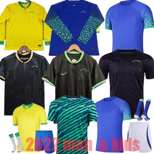 Long sleeve 2022 bRAZILS goalkeeper PAQUETA COUTINHO brazilian soccer jersey football shirts Home Away Third FIRMINO brasil 22 23 MARQUINHOS VINI JR ANTONY SILVA