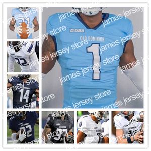 American College Football Wear Custom College Old Dominion Odu Football Jersey Hayden Wolff D.J. Mack Jr. Blake Watson Elijah Davis Jon-Luke