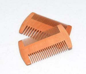 Spazzole per capelli tascabili Pettine per barba in legno Doppi lati Pettini in legno spessi super stretti Pidocchi Pet Hair Tool SN465