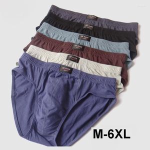 Underpants Arrival Solid Briefs Factory Direct Sale 3pcs/Lot Mens Cotton Bikini Pant Men Underwear Big Size