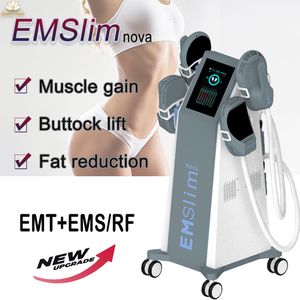 HIMT EMS Slimming Machine Break Down Fat Deposits Emslim Neo Muscle Stimulator Body Shaping Equipment 4 Handle