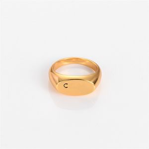 Anello da dito lucido con incisione geometrica di design di nicchia Personalità semplice All-Fiammifero Accessori per gioielli di moda retrò Regalo da donna