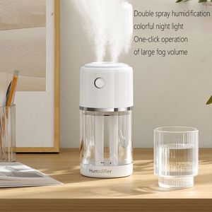 New Diffusers dual spray humidifier USB portable desktop aromatherapy machine home car mini air humidifier GCB16329