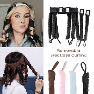 8 Claw Lazy Hair Curler Heatless Sleeping Hair Rollers Detachable Curling Rod Headband Soft Wave Formers No Heat Curls