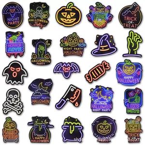 Finger Toys Cartoon Neon Light Graffiti Stickers Car Guitar Motorcycle Luggage Suitcase DIY Classic Toy Decal Sticker for Kid ZM1014