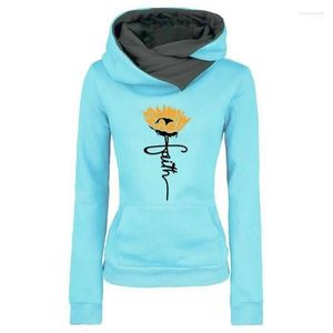 Kvinnors hoodies Kvinnors tröjor Jesus Bibelns trosbrev Skriv ut för kvinnor Lapel Hooded Cotton Femmes Kawaii Youth Plus Size