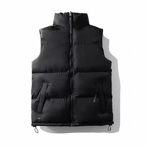 Mens Puffer Vest Womens Designer Waistcoat Fashion Sleeveless Coat Black Color Outwear Gilet Zip Up Down Vests för Autumn Winter