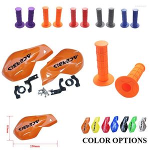 Alla terränghjul 1 par 22mm Motocross Hand Guard Grips Handle Protector Shield Handguards Protection Gear for Motorcykel Dirt Pit Bike