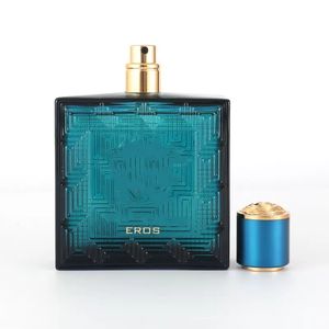 Perfume masculino 100ml Blue Eros eau de toilette Fragrância de longa duração versão de alta qualidade envio rápido