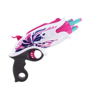 Pink Toy Gun Gun Dart Blaster Pistol Soft Bullet Shooting Model Lan￧ador de Mandamento para crian￧as Presentes de anivers￡rio de meninas Cosplay Outdoor