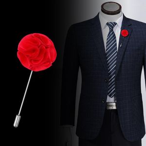 Brooches 1pcs Fabric Flower Men And Women Brooch Pins Suits Decoration Lapel For Accessorie