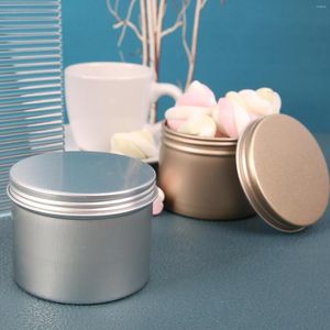 Storage Bottles 1pc 100g Candle Jar With Lid Empty Container Cosmetic Box Kitchen Canister Candy Cookie Gift Jewelry Party Case