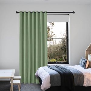 Curtain Simple Solid Color Cloth Shading Heat Insulation Sunscreen Living Room Bedroom El 52x84 Inches Rideaux Cortinas