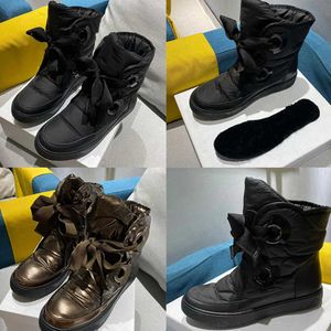 Designer Australia Snow Boot Platform Down Ankle Boots Leather Winter Skiing Shoes Non-Slip Outrula Boots 35-40 No418