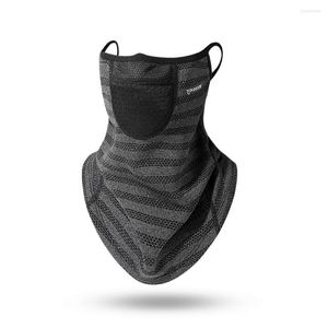 Bandane Autunno e inverno di alta qualità Protezione per il viso Freddo Caldo Maschera antivento Ciclismo Sci Velluto Imbottito Foulard Copricapo