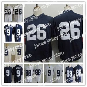 Tanie piłka nożna Penn Jerseys Men Football State Jerseys Nittany College Football Jerseys 26 Barkley 9 Trace McSorley 88 Gesicki 2 Marcus Al