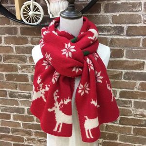 Lovely Autumn And Winter Baby Boys Girls Christmas Scarf Warm And Thick Cute Knitted Woolen neckerchief Cartoon Scarves BBB16318