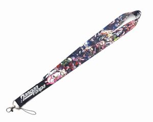 لعبة كلاسيكية مضحكة أنيمي Danganronpa Lanyard keychain chain leanyard