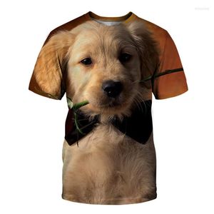 T-shirt da uomo Dog Series T-shirt stampata 3D e top hip-hop da donna Abbigliamento estivo casual Maniche corte S-5XL
