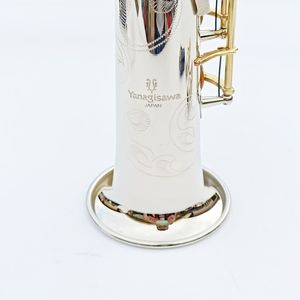 Tillverkad i Japan Yanagisawa Soprano Saxophone WO37 Silvering Nickel Key With Case Sax Soprano Mouthpiece Ligature Reeds Neck Free Ship
