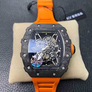 Business Leisure Rm35-02 Fully Automatic Mechanical Watch Tape Mens Watch QQ6Y