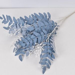Dekorative Blumen künstliche grüne Pflanzen Heuschreckenbaumblatt Simulation gefälschte Blume Hochzeitshalle Dekoration Seide