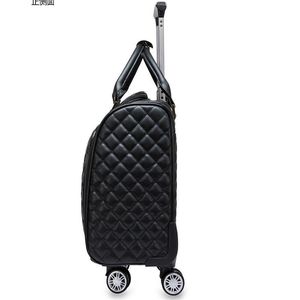 Inch Women Carry On Hand Luggage Bag Rolling Suitcase Travel Trolley Bags Wheels Wheeled Duffel318O