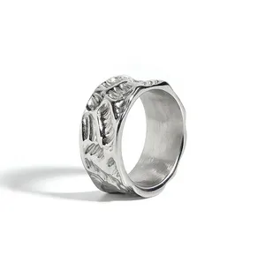 Европейская и американская простая модная кольцо из нержавеющей стали титановое стальное кольцо геометрия кольца