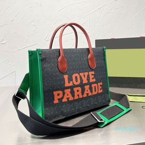 Graffiti Tote Bag Designer Crossbody Bag Women Handbag Totes Purse Coated Leather Colour Letters Detachable Canvas Strap Fashion Large