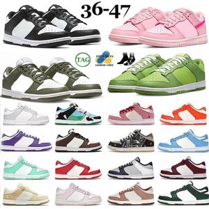 running Shoes Mens Panda triple pink Medium Olive Gray Fog Syracuse Coast shades of green Photon Dust Sail Eater Candy Women Trainers Sneakers size 36-47
