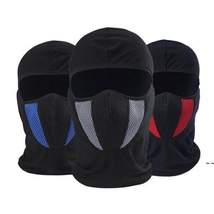 Balaclava Full Face Mask Hustproof Headgear Men Treasable Sports Caps Cycling Hat Hindproof Hood Mask Cap JNB16319
