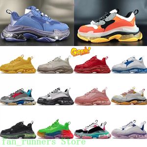 Uomo Donna Scarpe casual Triple S Clear Bubble Intersuola Nero Bianco Verde Piattaforma Sneakers sportive Scarpe da ginnastica triple scarpa