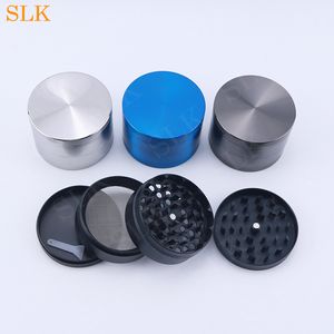 Tobacco Herb Grinders Smoking Accessories 40mm 50mm 63mm 4 partsherb grinder cnc teeth filter net dry herb vaporizer pen colors dhl/fedex/UPS free