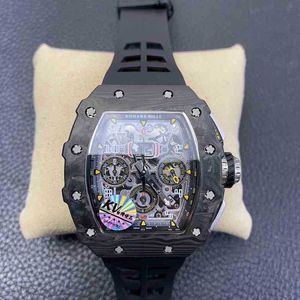 Business Leisure RM11-03 hela automatisk mekanisk klockband Mens Watch QN1D