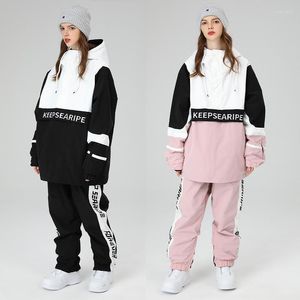 Sci Giubbotti 2022 Tute da sci da donna Sciolto Outdoor Snowboard Tute da uomo Set Pantaloni da neve Antivento Abbigliamento invernale impermeabile